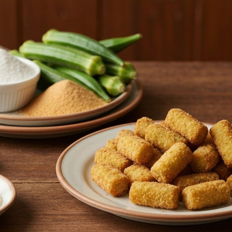 My Grandmother's Quick Fried Okra