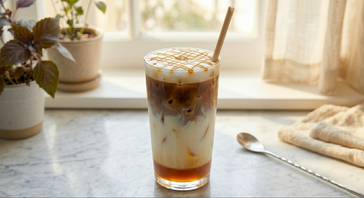 아이스 카라멜 마끼아또