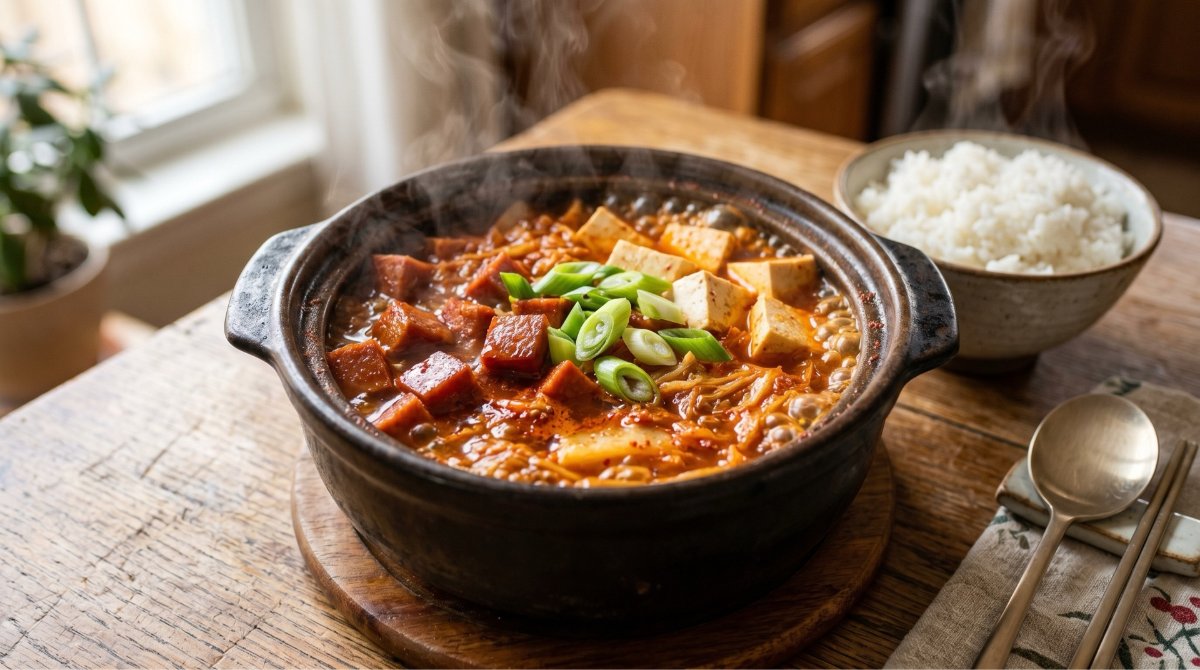 스팸 김치찌개