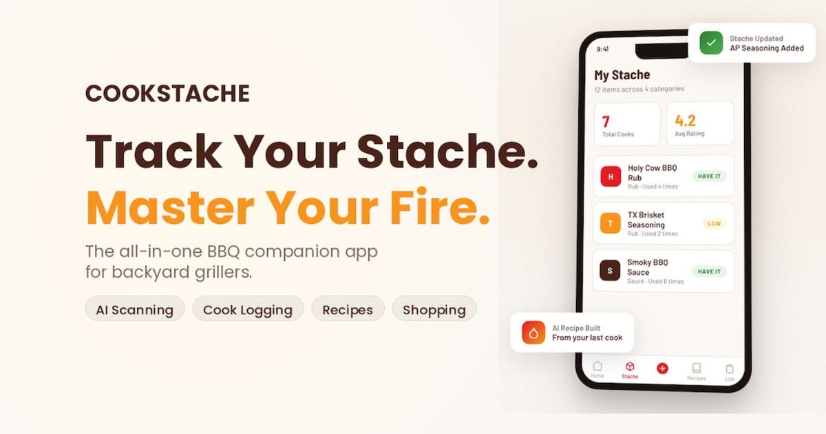 What Is CookStache Free BBQ Companion App