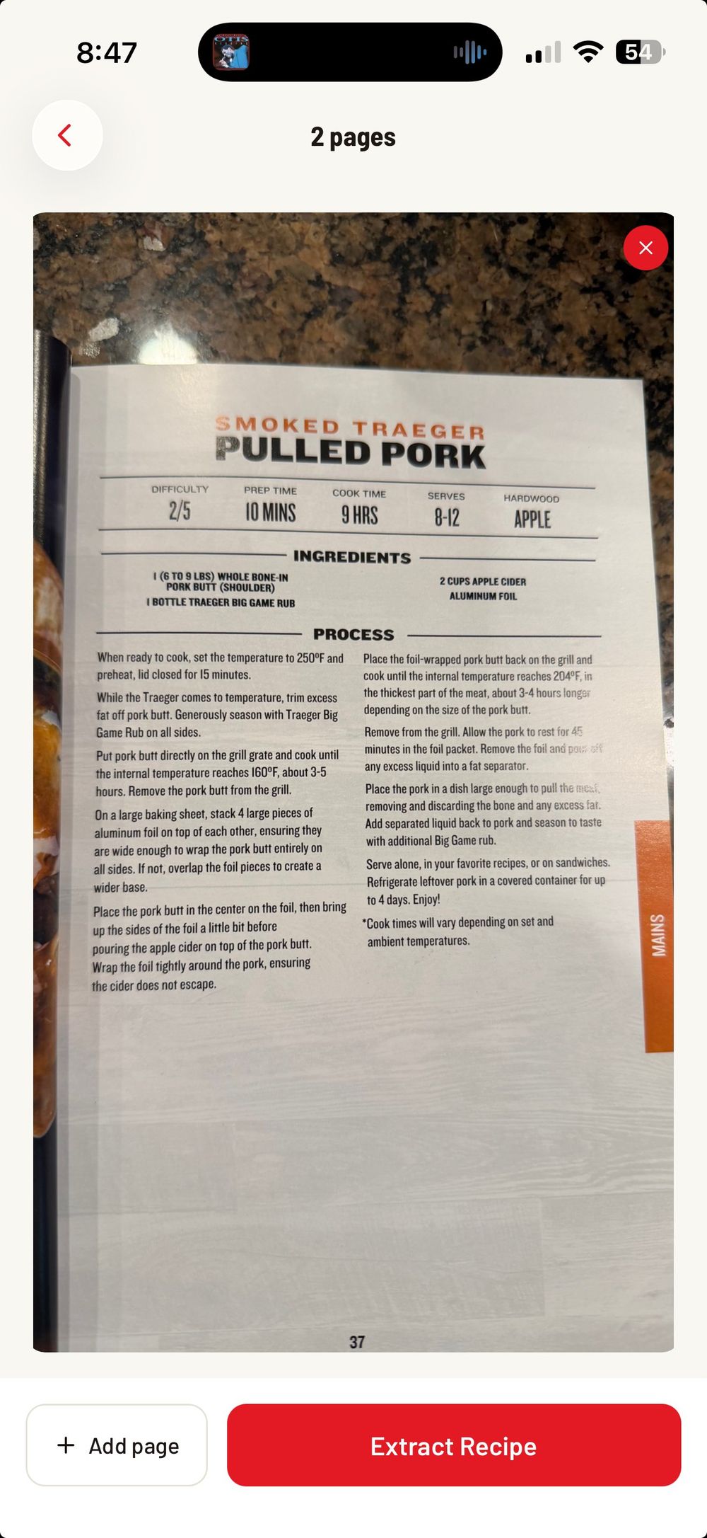 scan-recipe-captured