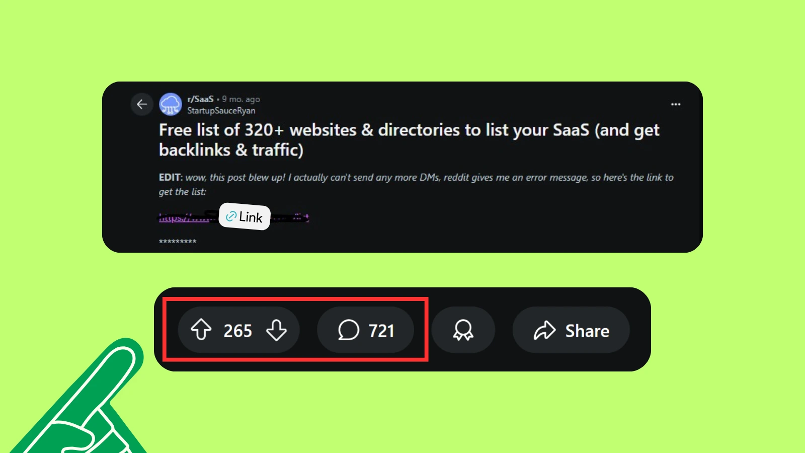 Featured image for article: 5 Easy Ways to Get Free Backlinks from Reddit