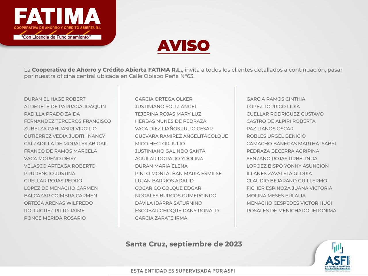 Aviso 1