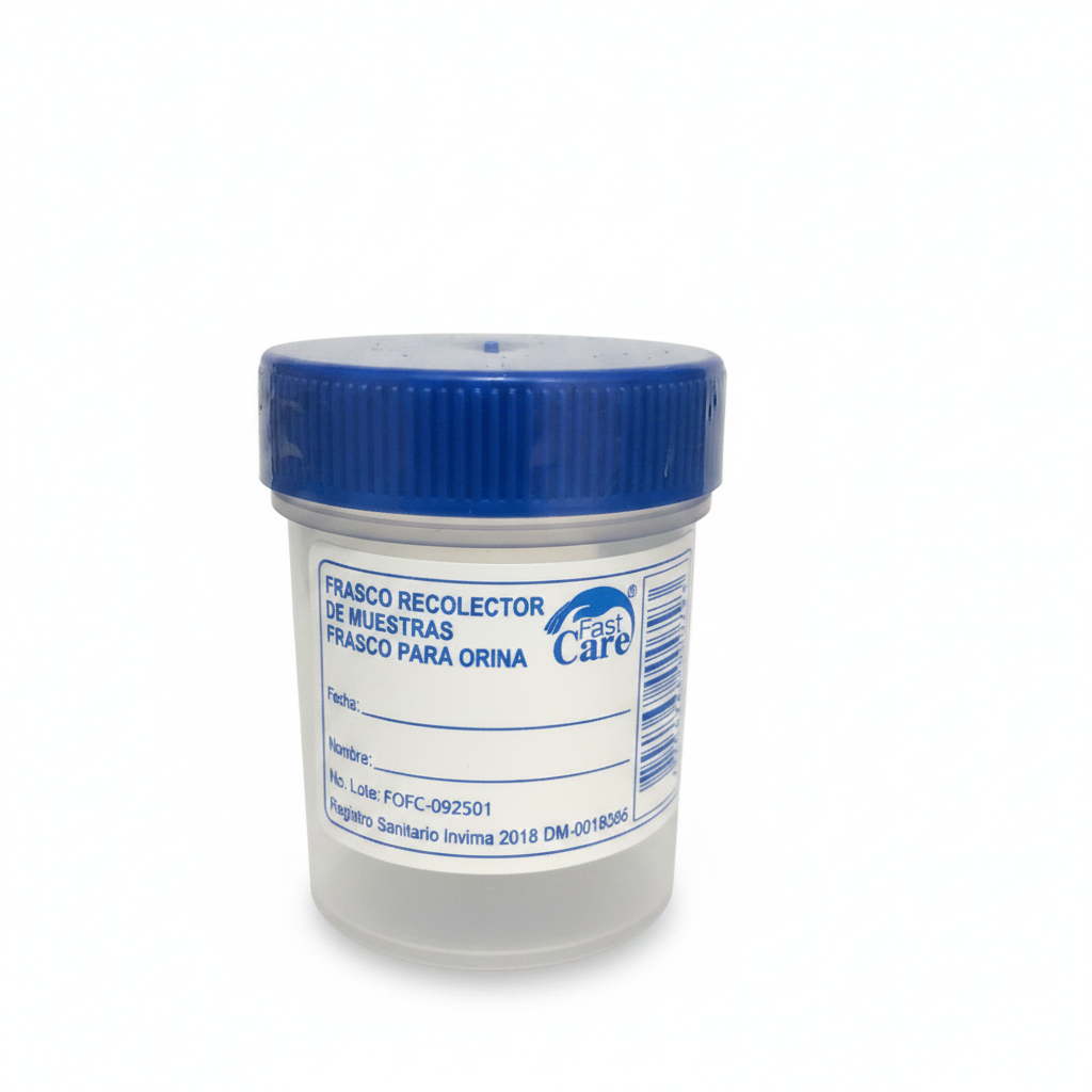 Fast Care Frasco Recolector de Muestras para Orina Fast Care