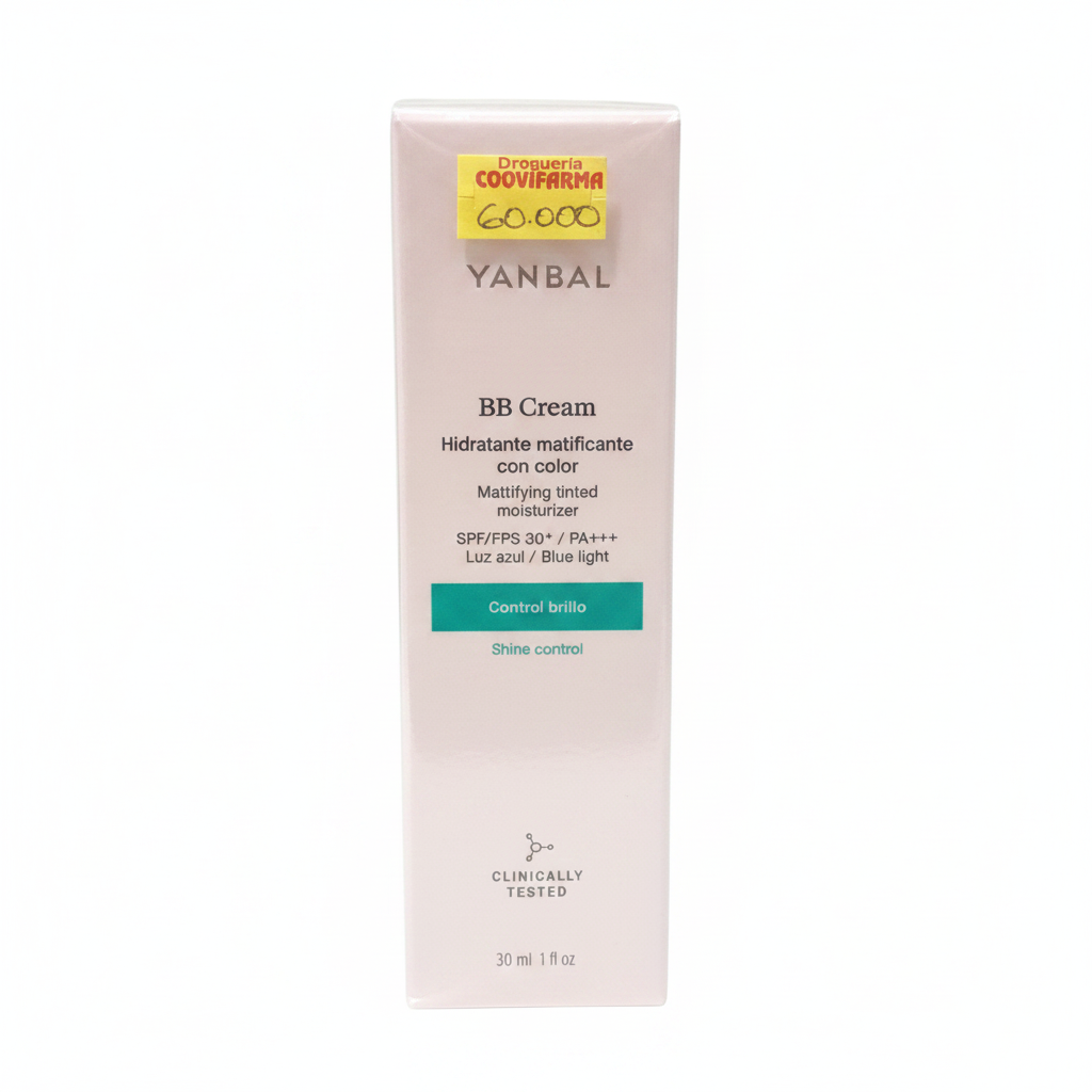 YANBAL BB Cream Hidratante Matificante con Color SPF/FPS 30 YANBAL