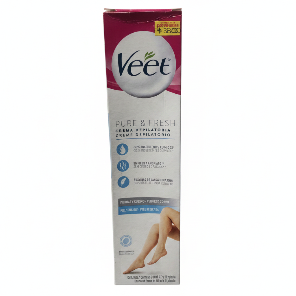 Veet Pure & Fresh Crema Depilatoria Piel Sensible Reckit