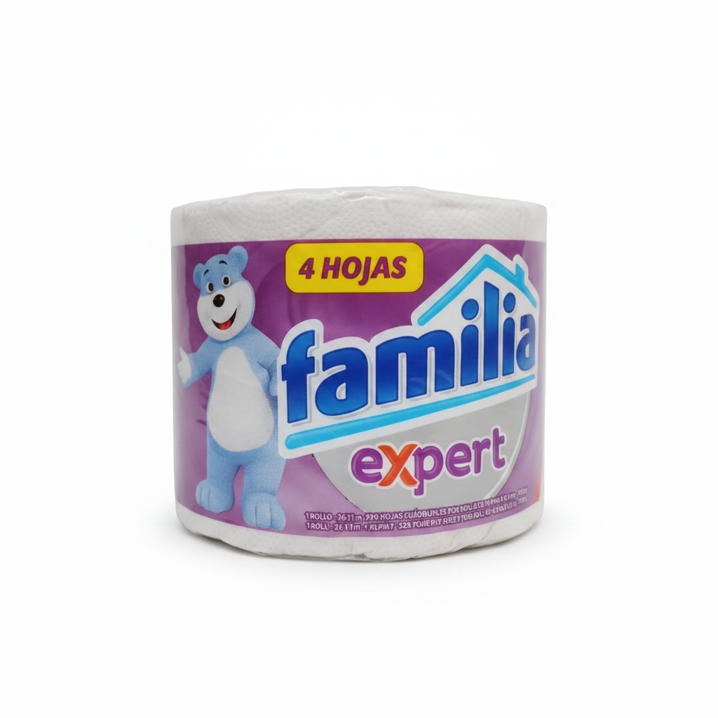 Papel higiénico Familia Expert 4 Hojas