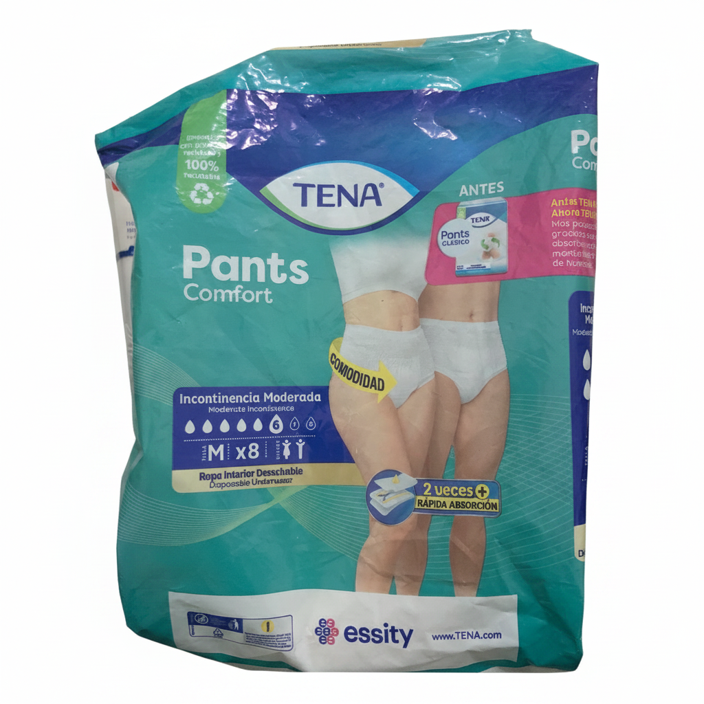 Pañal TENA Pants Comfort Incontinencia Moderada Talla M Essity