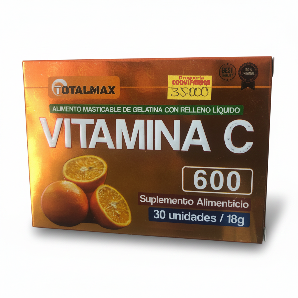 Vitamina C 600 18 g Totalmax 