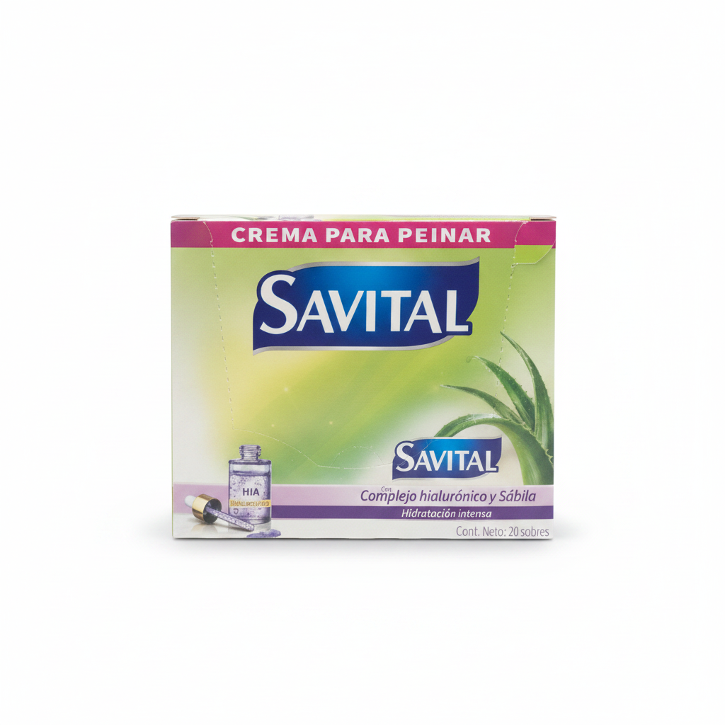 Savital Crema para Peinar con Complejo Hialurónico y Sábila Unilever