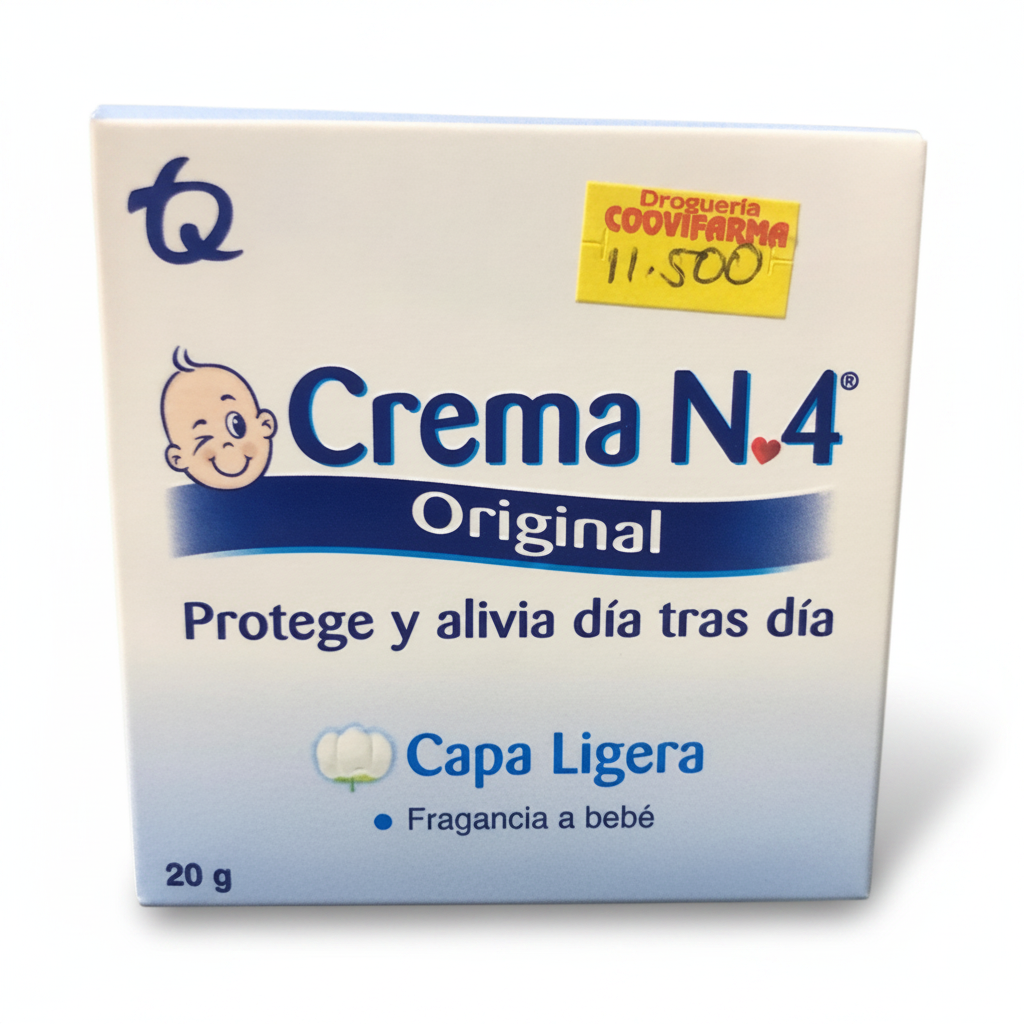 Crema N.4 Original tecnoquimicas 