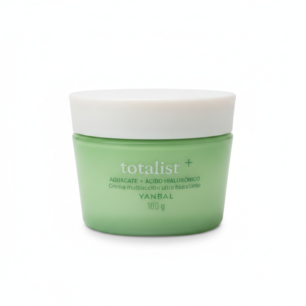 totalist + AGUACATE + ÁCIDO HIALURÓNICO Crema multiacción ultra hidratante YANBAL