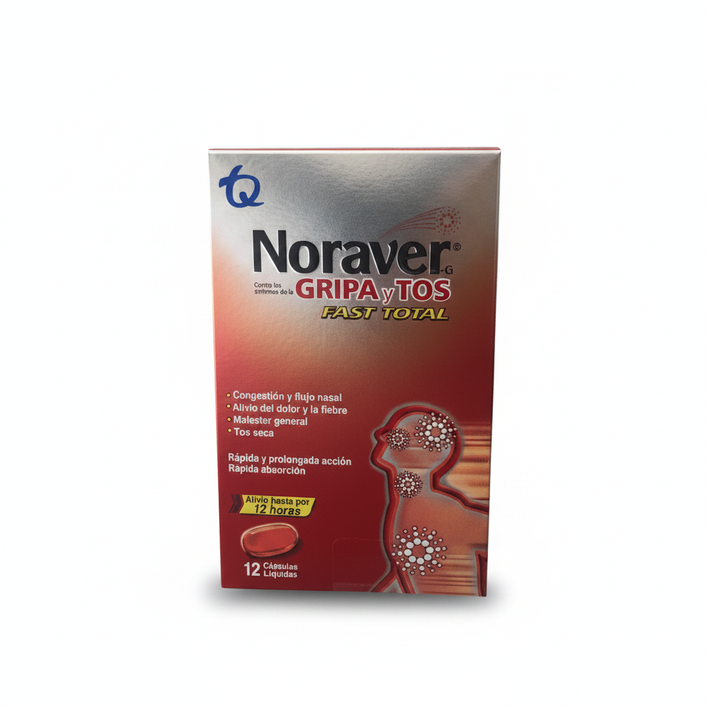 NORAVER GRIPA FAST TOTAL CAPSULA LIQUIDA Tecnoquimiccas