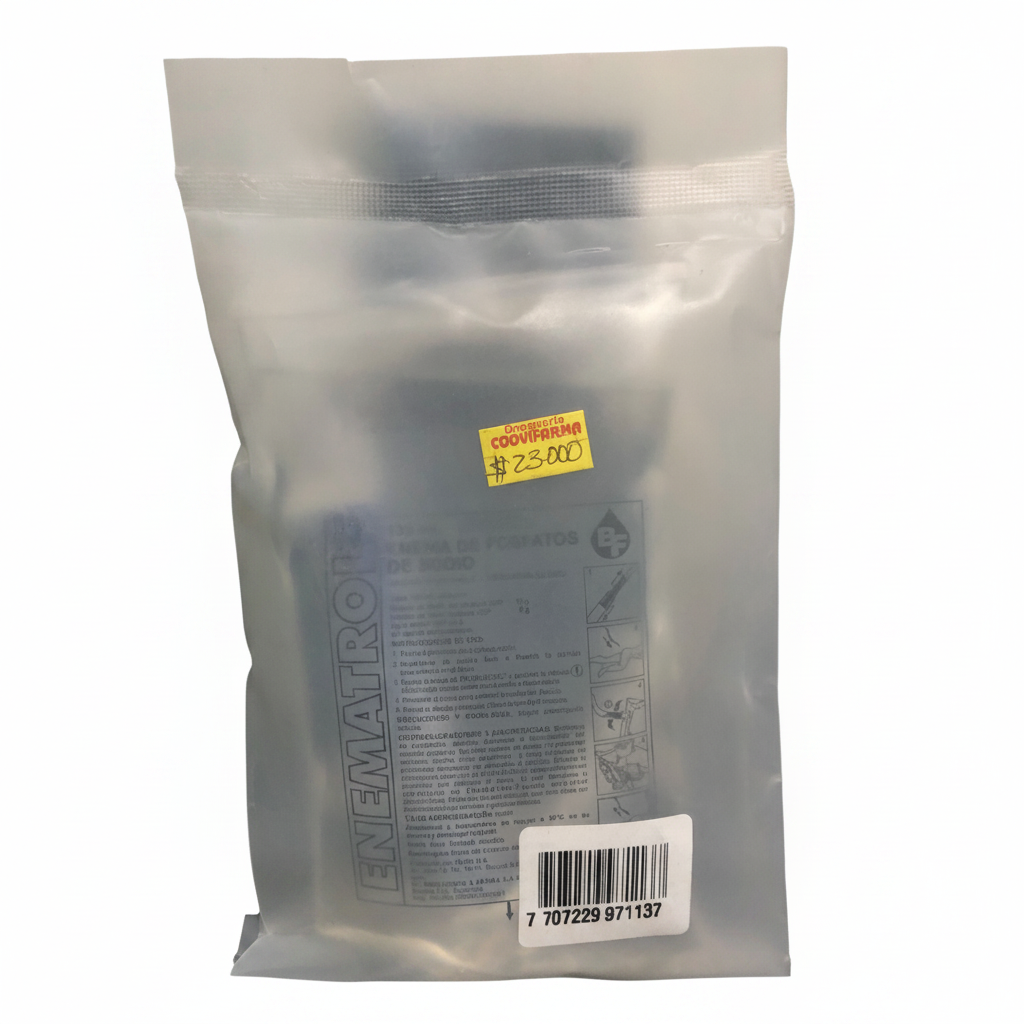 ENEMATROL Fosfatos de Sodio 18g/6g BIOFLUIDOS & FARMA S.A.S.