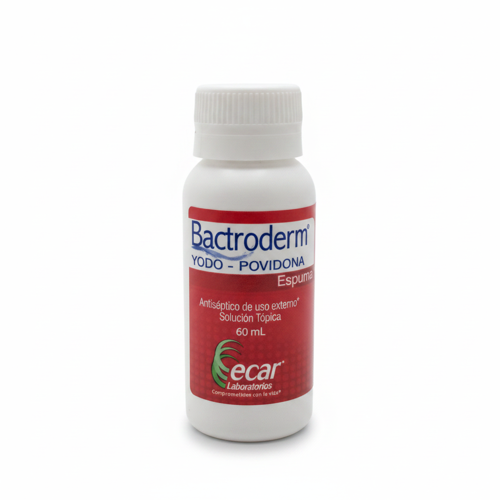 Yodo-Povidona Bactroderm Espuma 60 ml Ecar Laboratorios