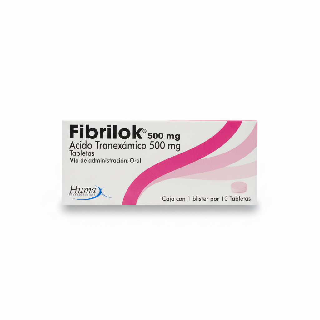 FIBRILOK Ácido Tranexámico 500 mg