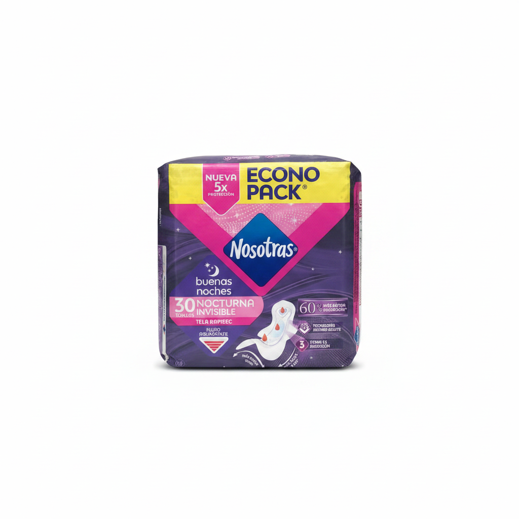 Nosotras Buenas Noches Nocturna Invisible Econo Pack Familia