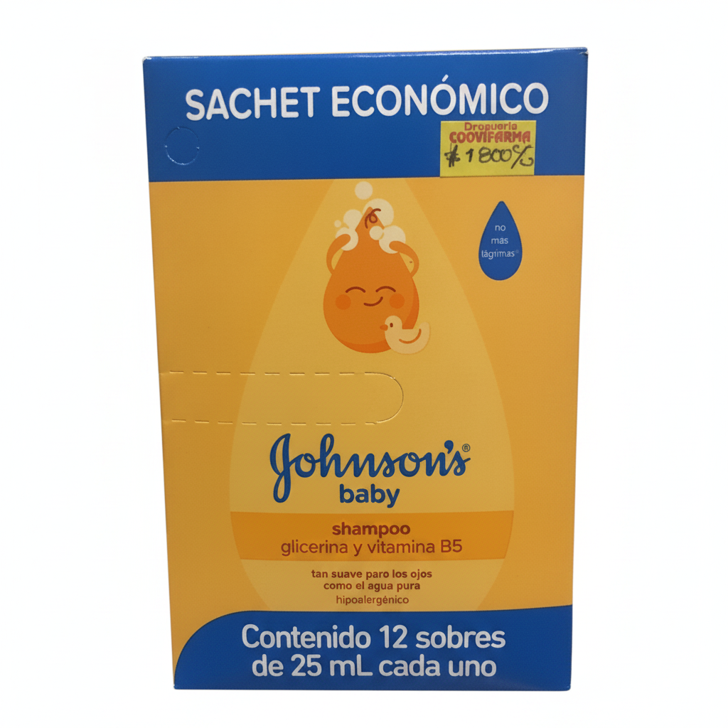 Johnson's Baby Shampoo Glicerina y Vitamina B5 Johnson's