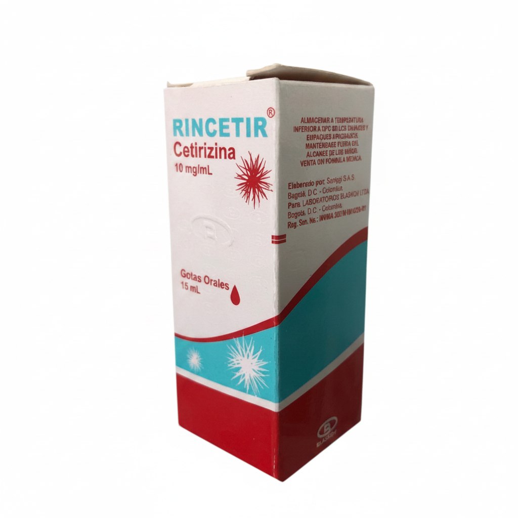 Cetirizina 10 mg/mL Rincentir 
