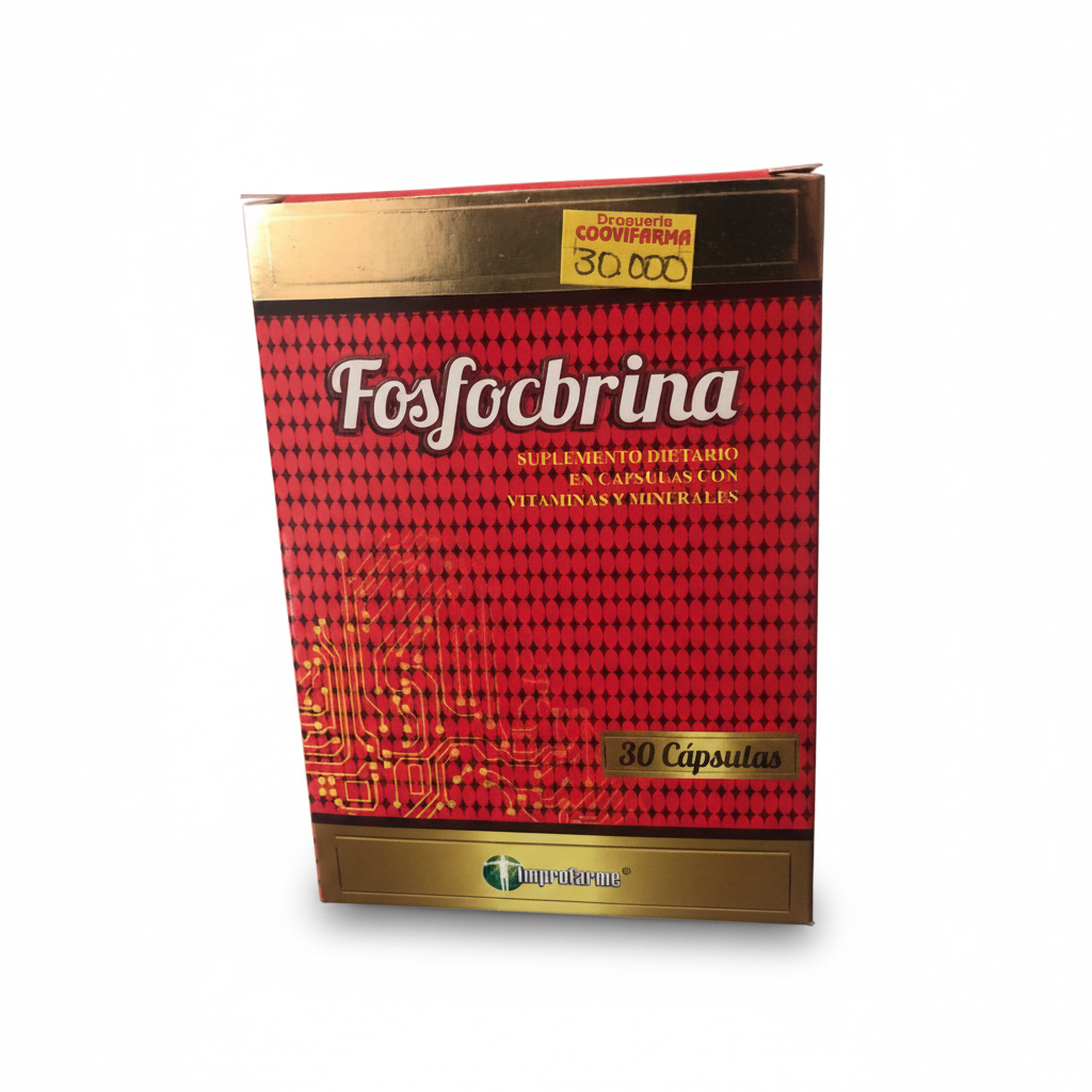 Fosfocbrina x 30 capsulas multivitaminico Improfarme