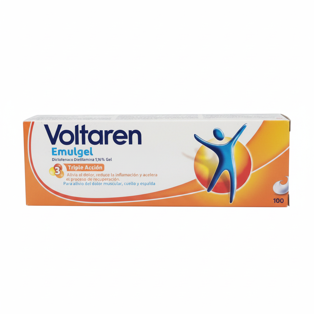 Voltaren Emulgel Triple Acción. Alivio Del Dolor Muscular 100gr