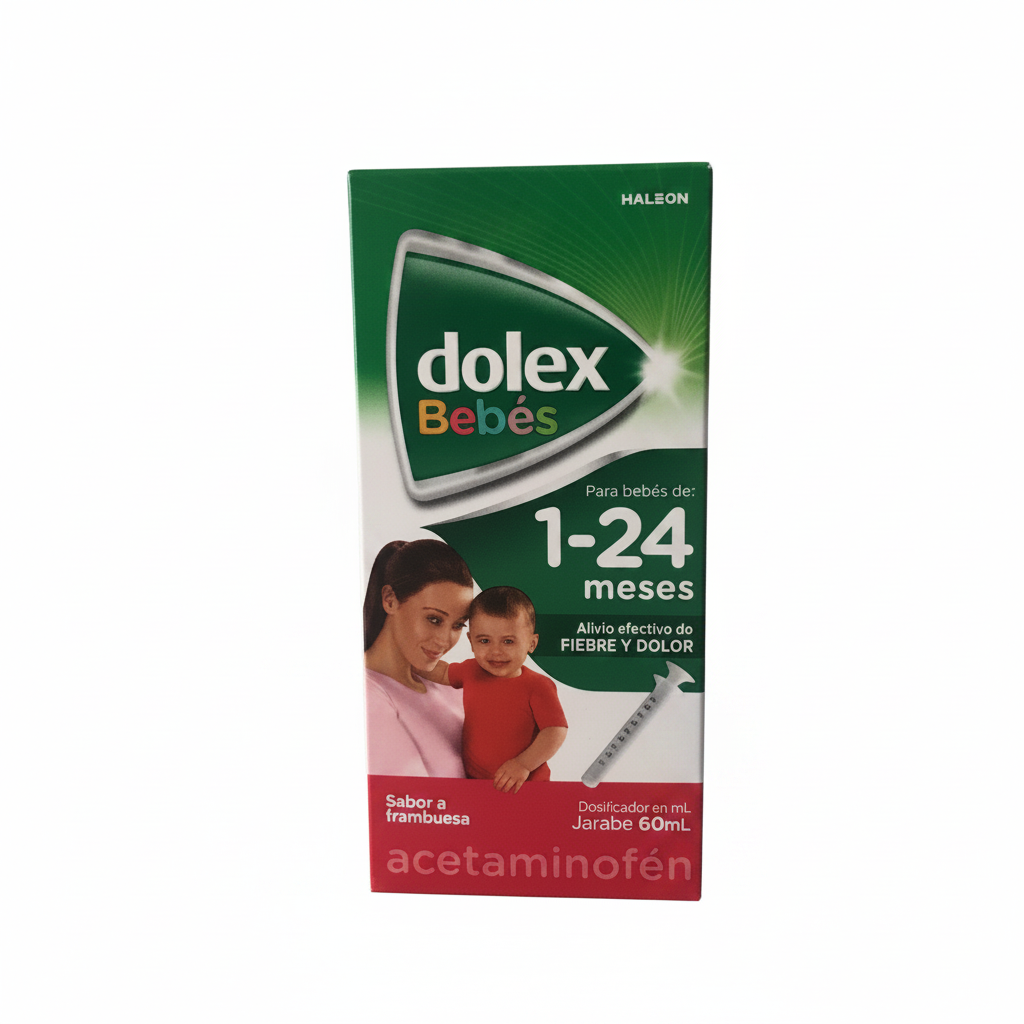 Dolex bebés 1-24 meses sabor frambuesa Haleon