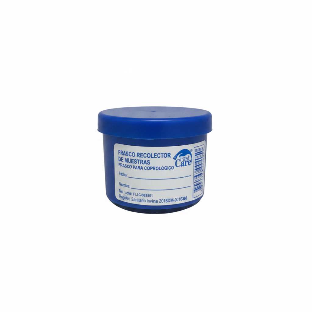 Frasco Recolector de Muestras para Coprológico Fast Care