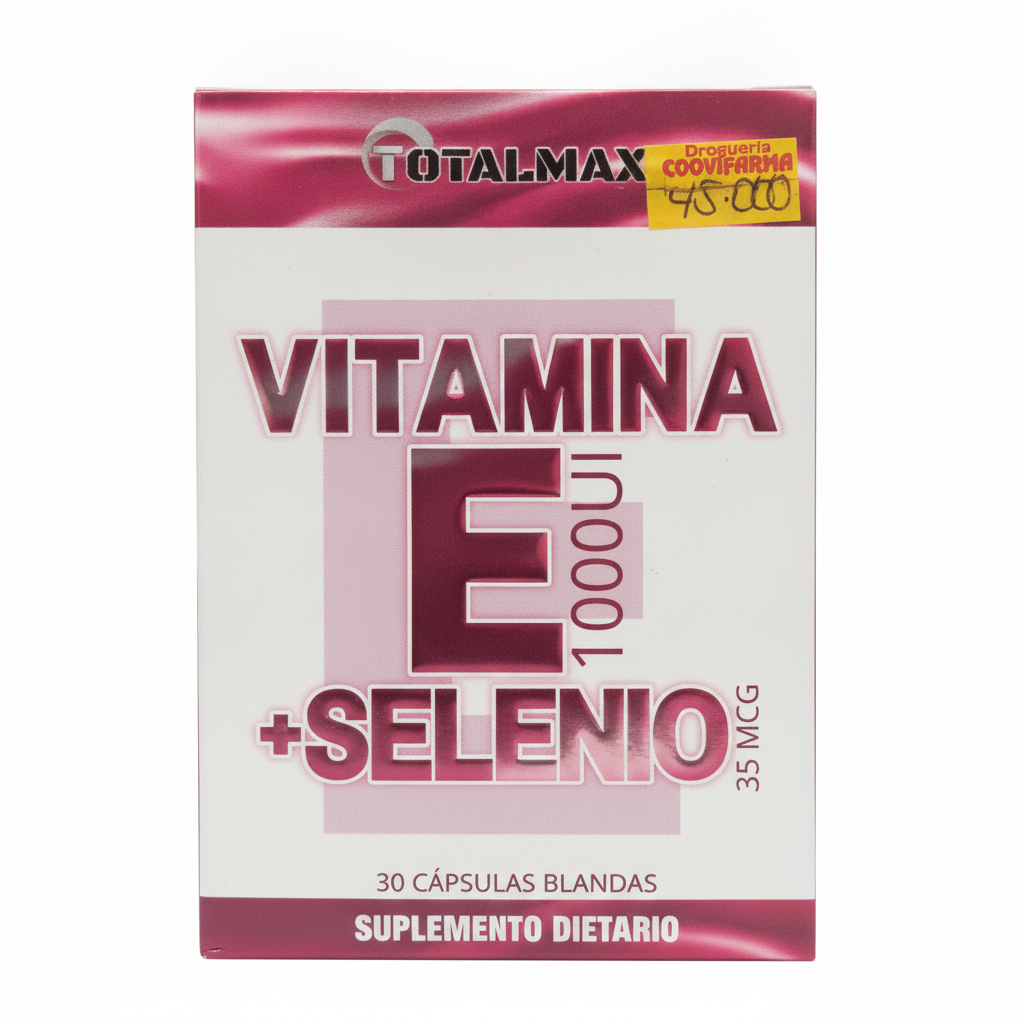 Vitamina E + Selenio 35mcg Totalmax