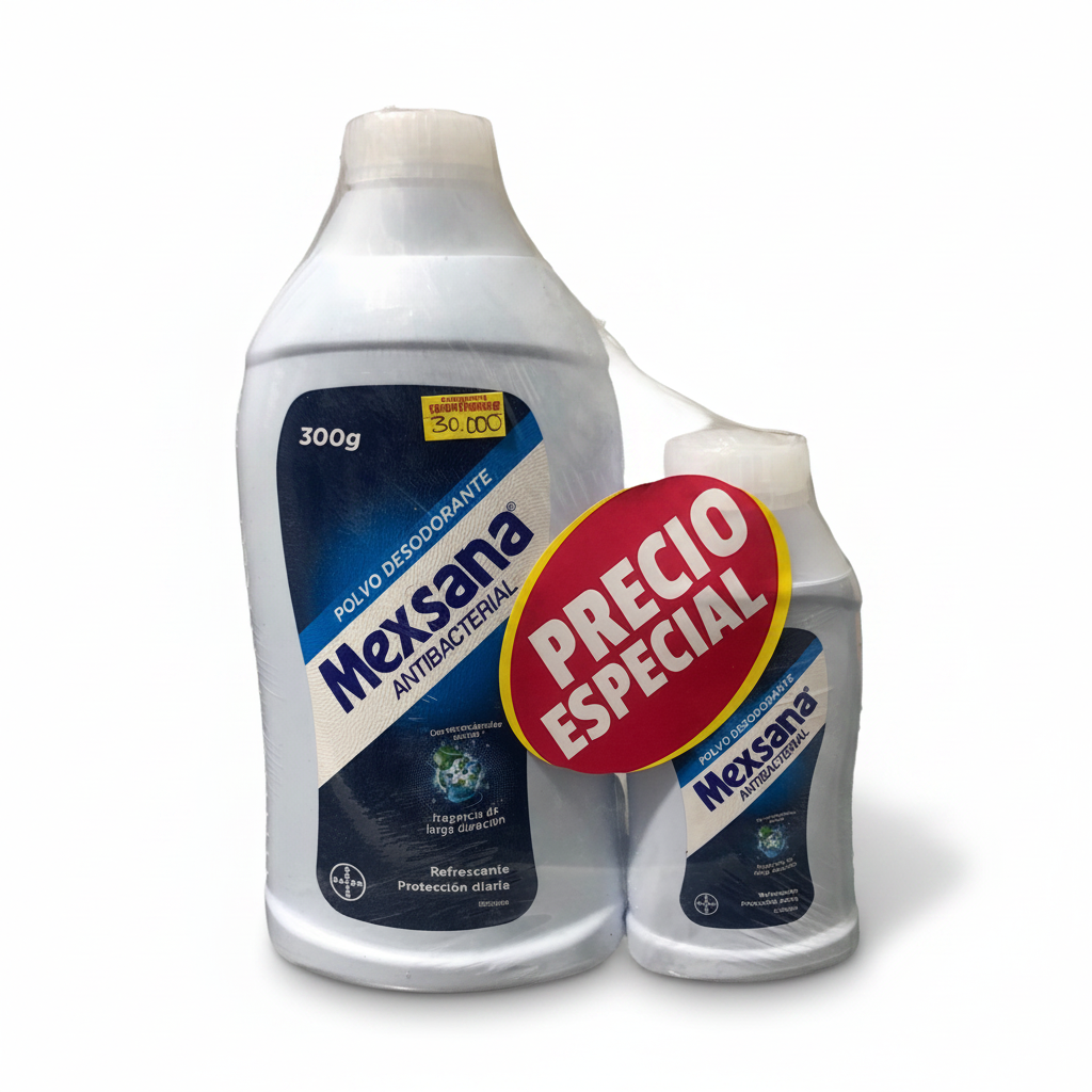 Combo Mexsana Polvo Desodorante Antibacterial Bayer