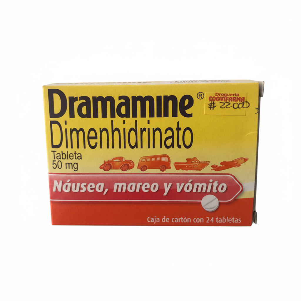 Dramamine Dimenhidrinato tableta 50 mg