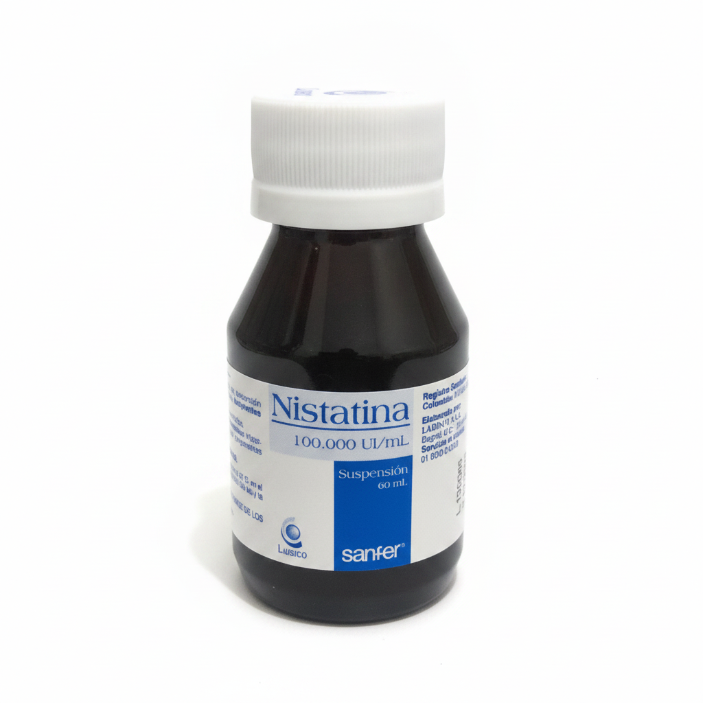 Nistatina 100000 UI/mL Sanfer