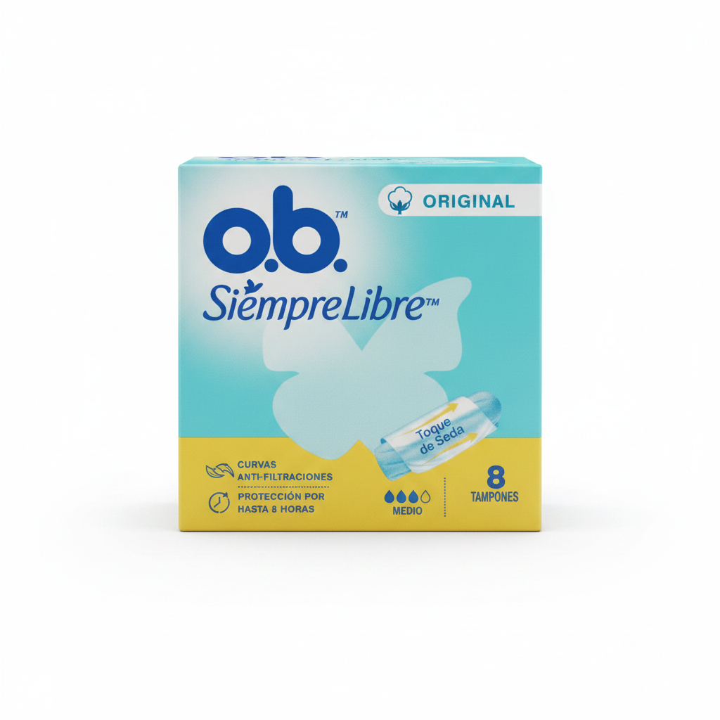 Tampon ob medio siempre libre Johnson & johnson