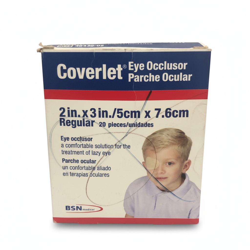 Coverlet Eye Occlusor Parche Ocular 2in.x3in./5cm x 7.6cm Regular BSN medical