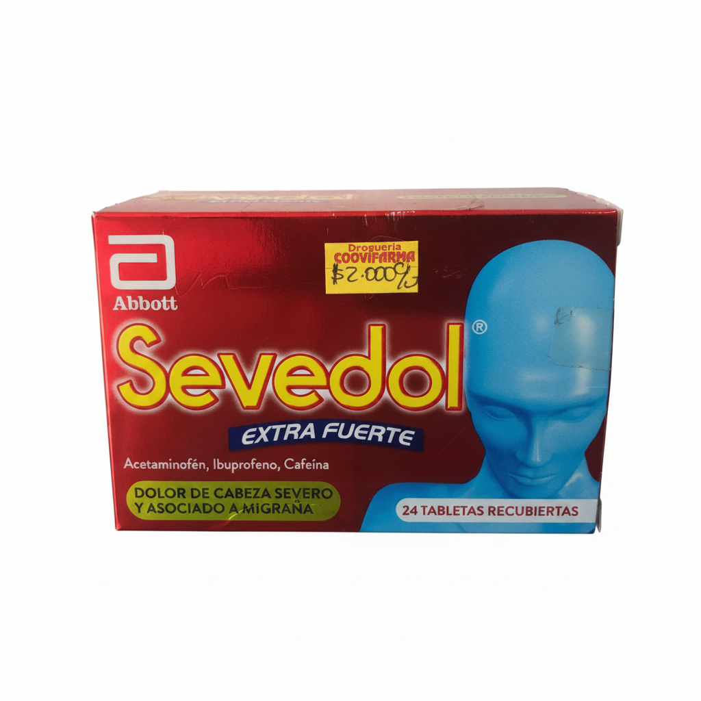 Sevedol Extra Fuerte Caja X 24 Tabletas