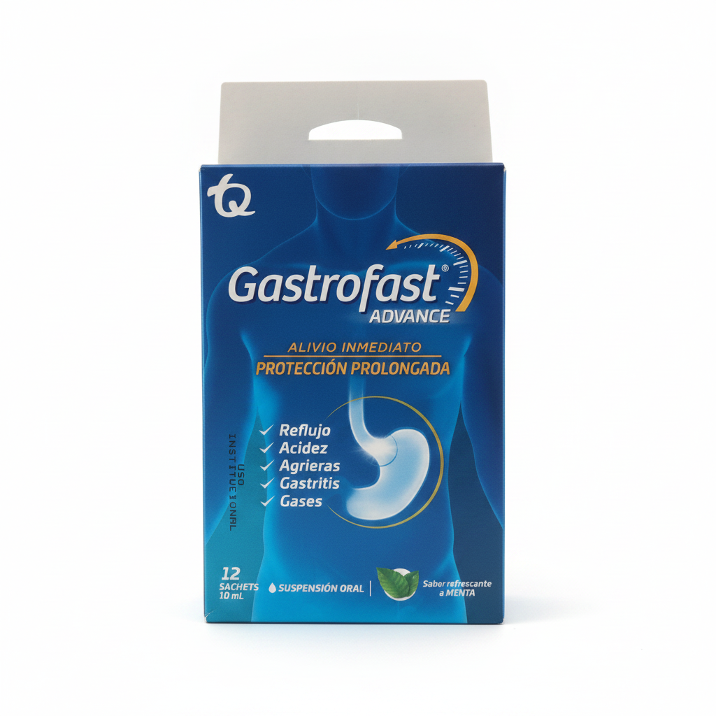Gastrofast Advance Suspension Oral 10 mL Sabor Menta Tecnoquimicas