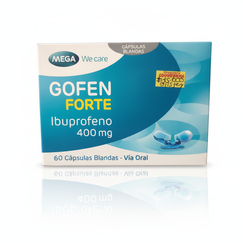 Gofen Forte 400mg Cápsula Blanda