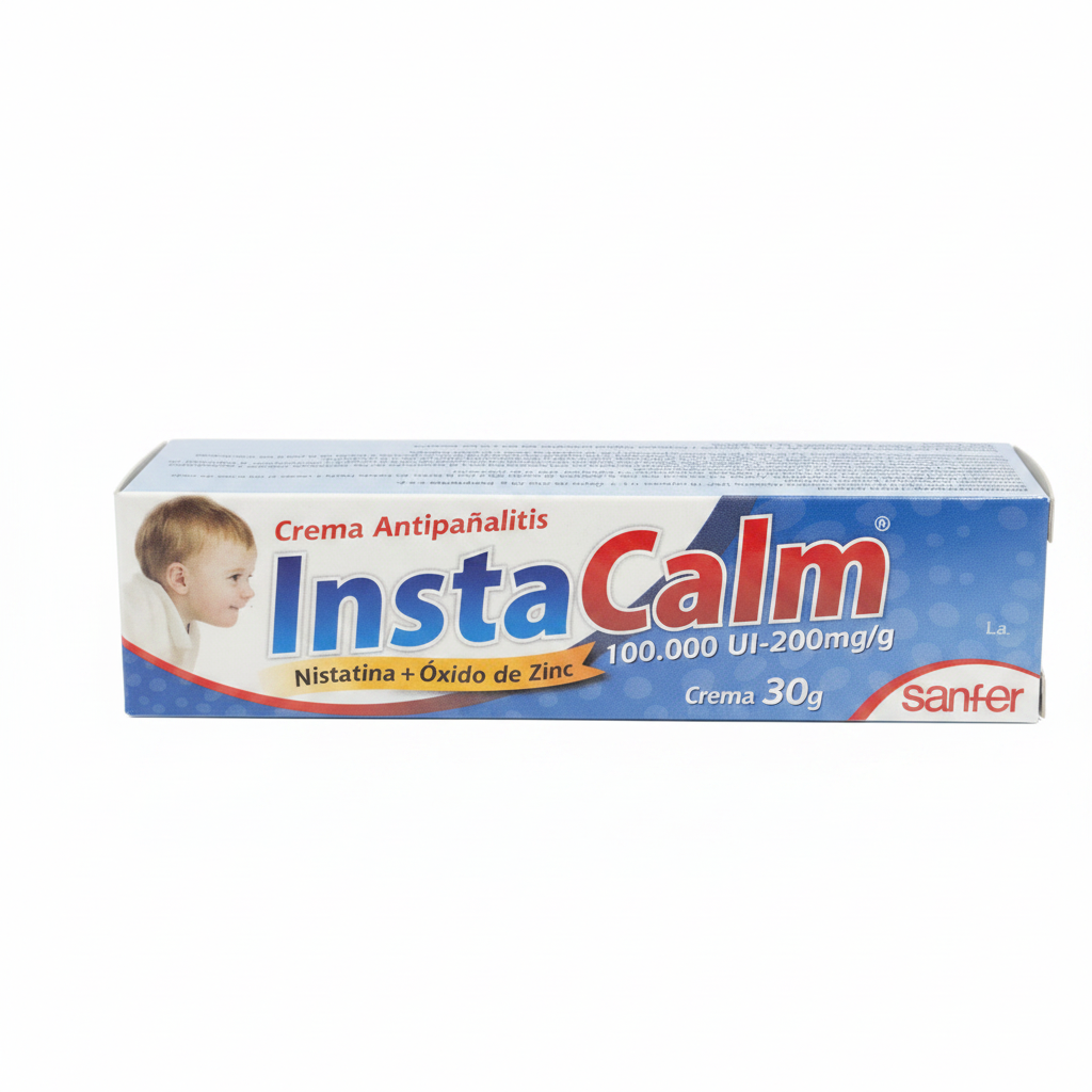 InstaCalm Nistatina + Óxido de Zinc 100.000 UI-200mg/g Sanfer