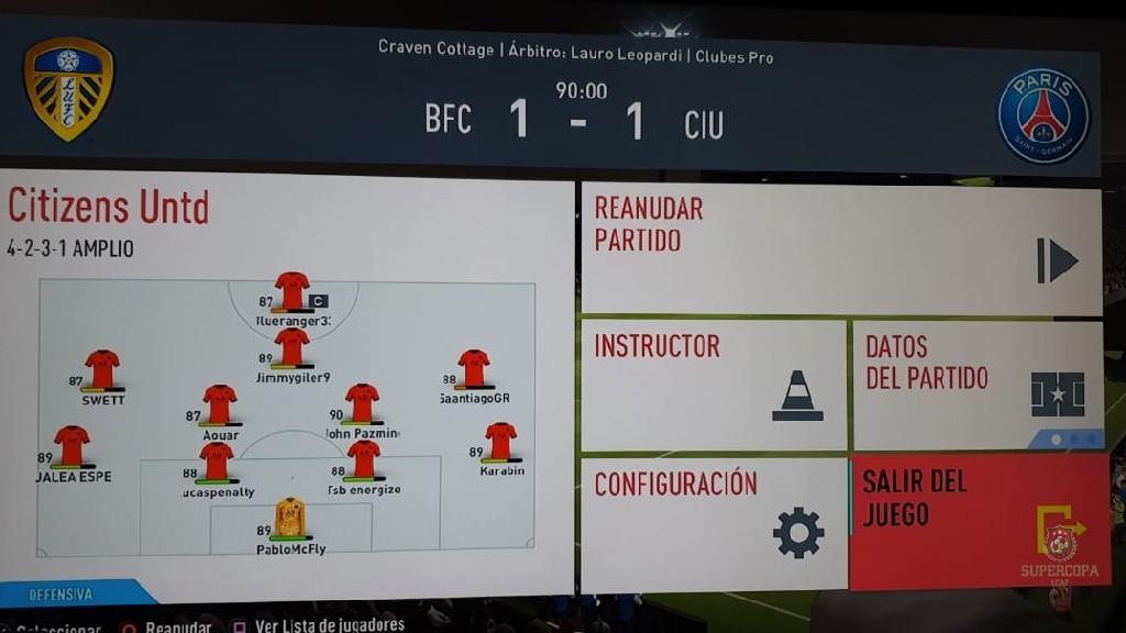 SUPERCOPA LCAF - 
