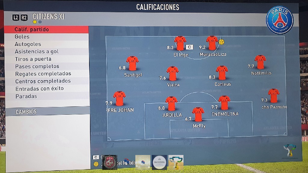 undefined - Calificaciones 