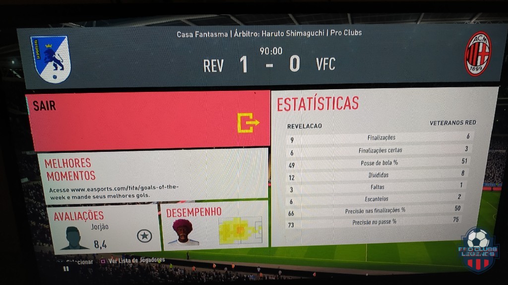 undefined - 1° Jogo
Revelação 1 x 0 Veteranos 