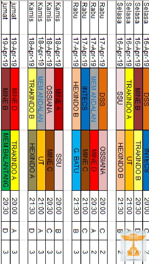 undefined - jadwal rabu-kamis