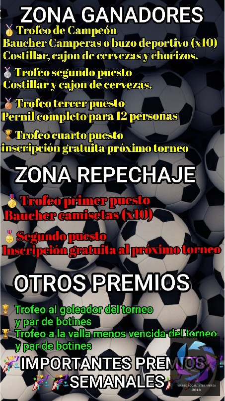 Torneo Local Futbol 7  - 