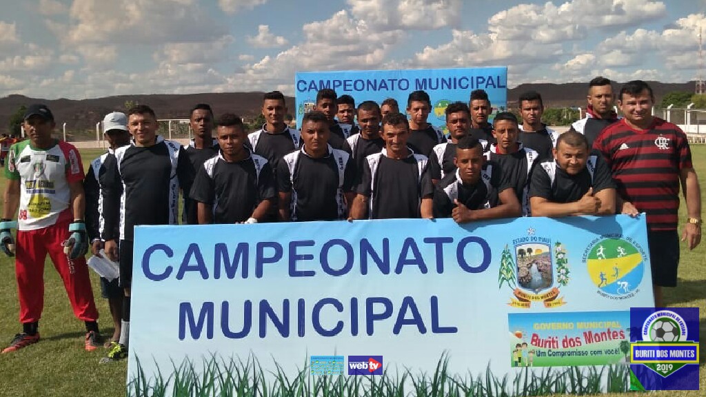 Campeonato Municipal Buriti dos Montes 2019 - Elenco Raios da Bola