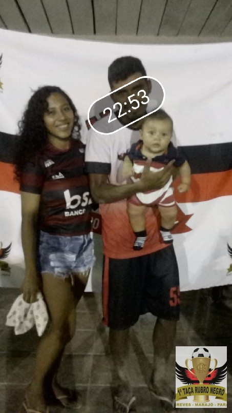 undefined - atleta Edvaldo, e sua família 
