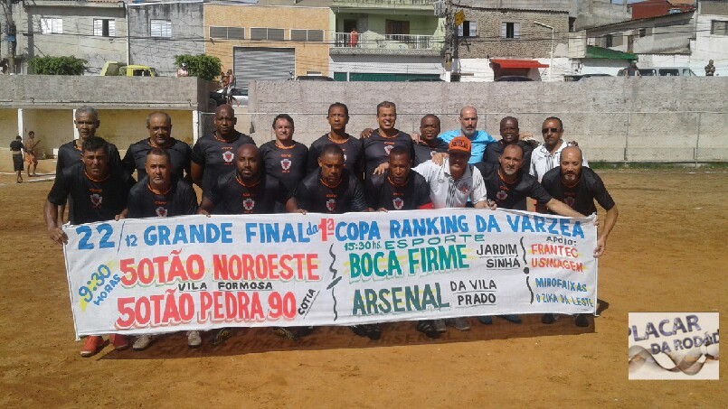 1 COPA RANKING DA VARZEA 50TÃO - PEDRA 90 DE CÓTIA VICE CAMPEÃO DA 1°  COPA RANKING DA VÁRZEA 2018