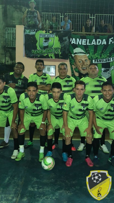 undefined - PANELADA EM PÉ: PRETO, LUCAS CRUZ, JUNIOR, DENDO. AGACHADOS: JEDSON, DANILO, DENILSON, FELIP E MARCELO.