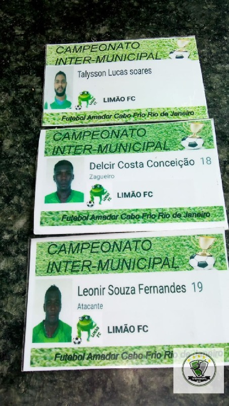 Campeonato Intermunicipal 2018 - Jogadores expulsos (limão)