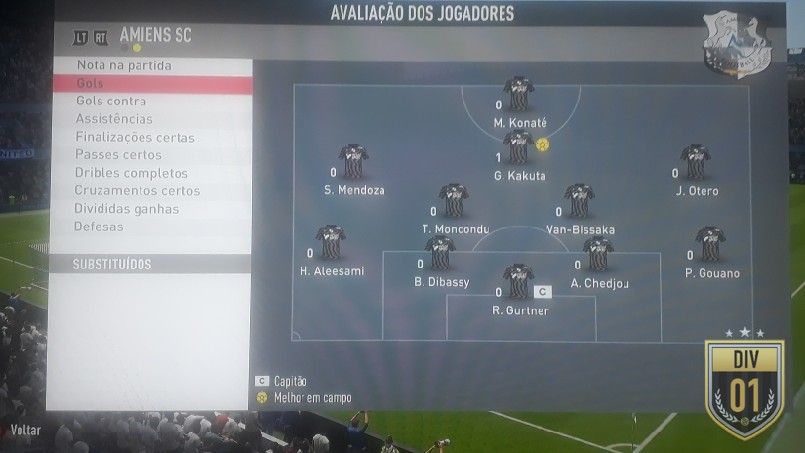 Pegasus Master League 1ª Divisão - assist