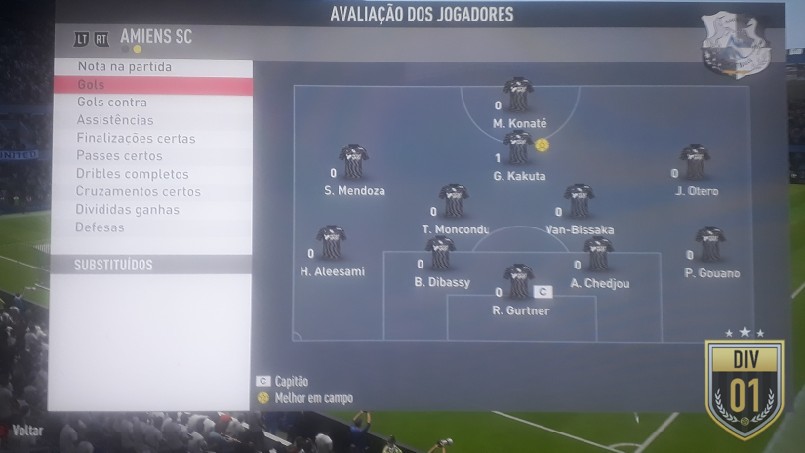 Pegasus Master League 1ª Divisão - gol