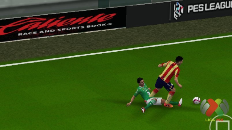 Liga MX -(Pes 2019 PPSSPP)  - Fuerte entrada de Luis montes 